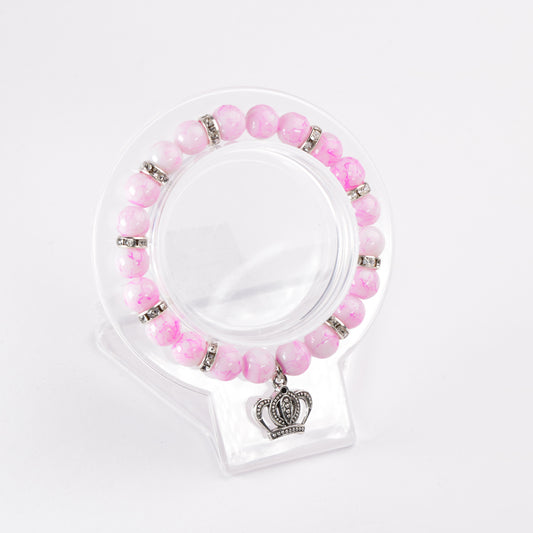 Royal Blush Crown Bracelet