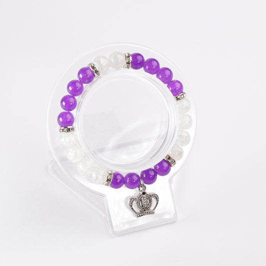 Royal Violet Crown Bracelet