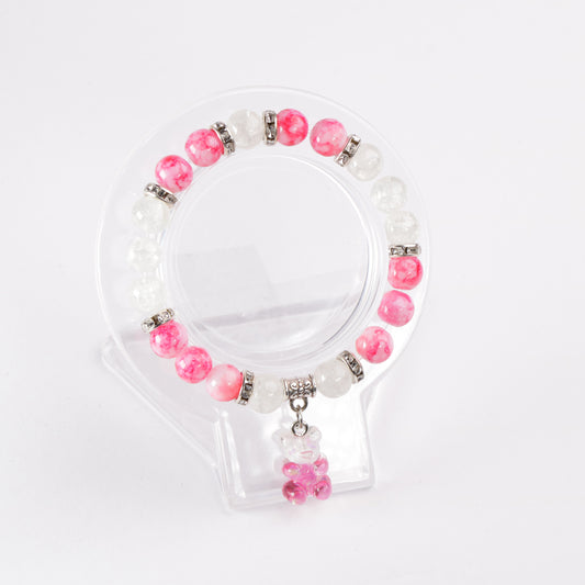 Pink Gummy Sweetheart Bracelet