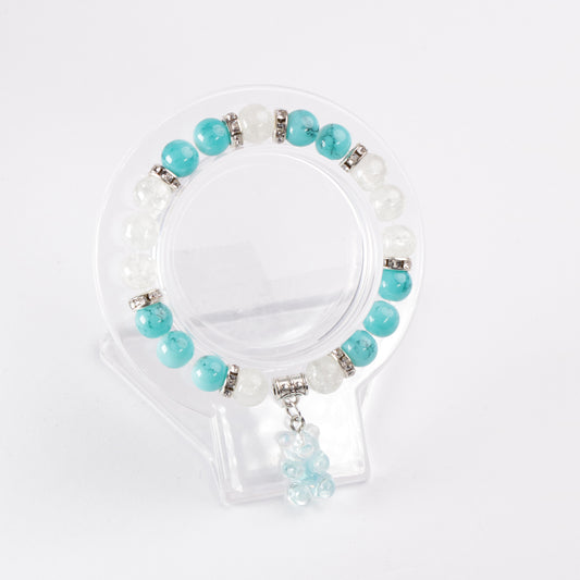 Blue Gummy Sweetheart Bracelet