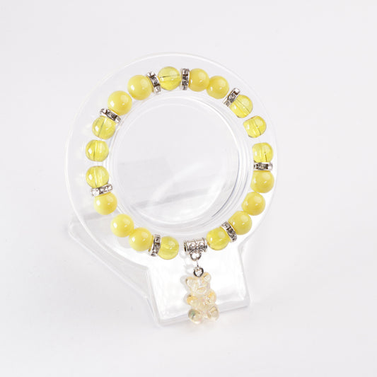 Yellow Gummy Sweetheart Bracelet